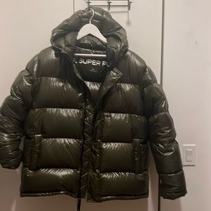 Like new, Aritzia Super Puff - small stain near right front pocket